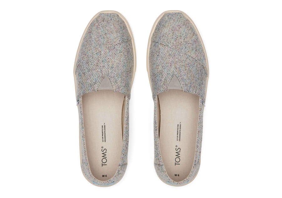 Toms Alpargata Cupsole Slip On Gris Claro Metal Chile | CL175-249