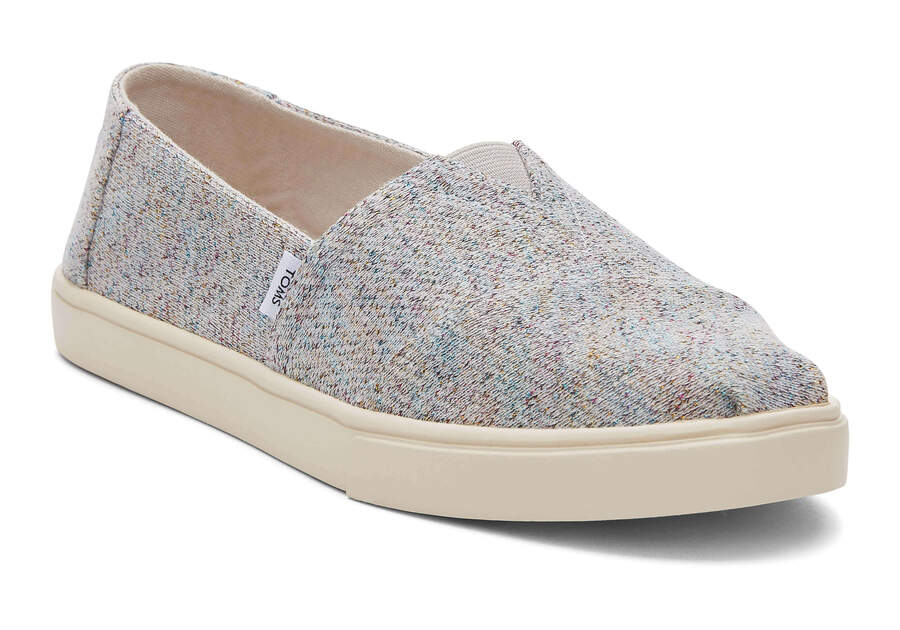 Toms Alpargata Cupsole Slip On Gris Claro Metal Chile | CL175-249