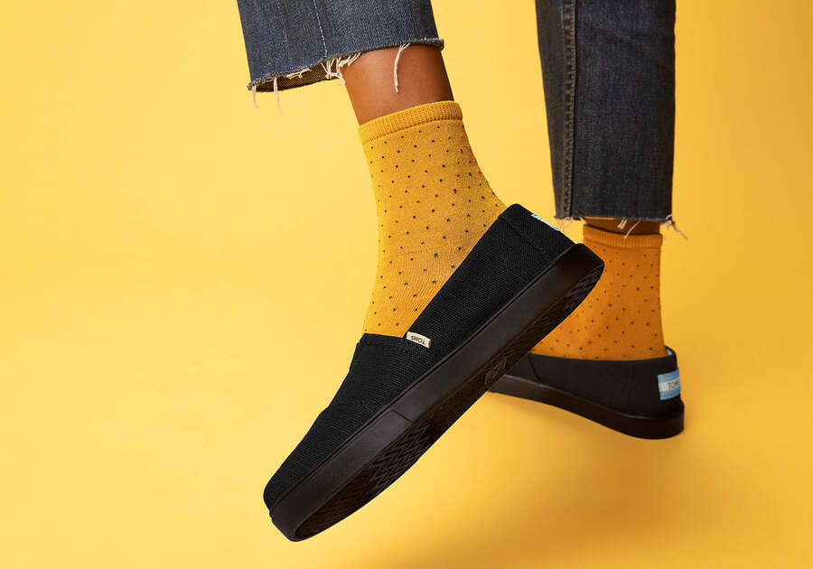 Toms Alpargata Cupsole Slip On Negras Chile | CL855-588