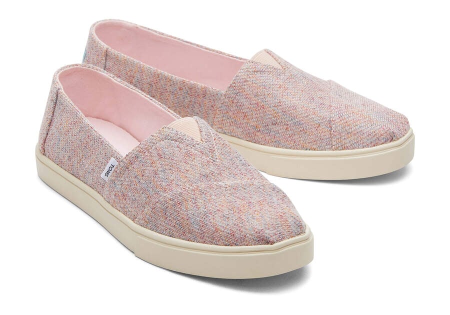 Toms Alpargata Cupsole Slip On Rosas Metal Chile | CL655-965