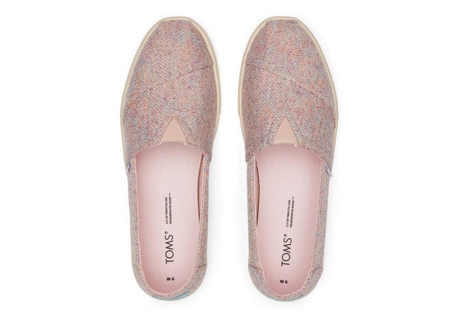 Toms Alpargata Cupsole Slip On Rosas Metal Chile | CL655-965