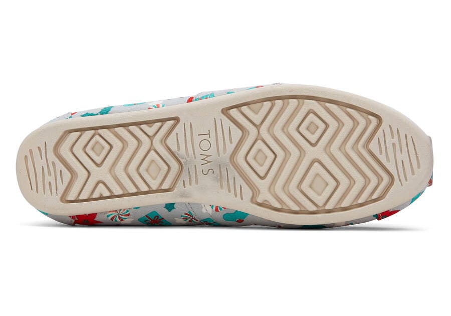 Toms Alpargata Deck the Halls Gris Chile | CL613-978