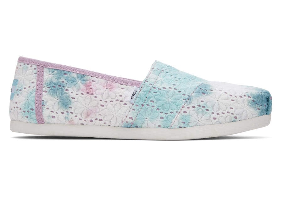 Toms Alpargata Floral Eyelets Moradas Chile | CL231-760