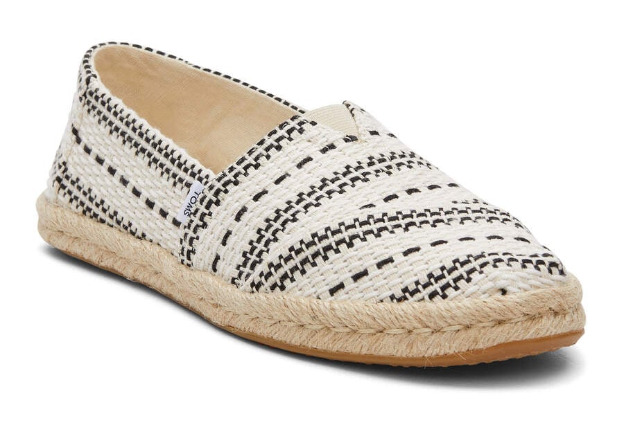 Toms Alpargata Fornido Global Woven Rope Alpargata Creme Chile | CL811-495