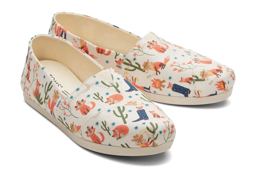 Toms Alpargata Foxes Beige Chile | CL042-964