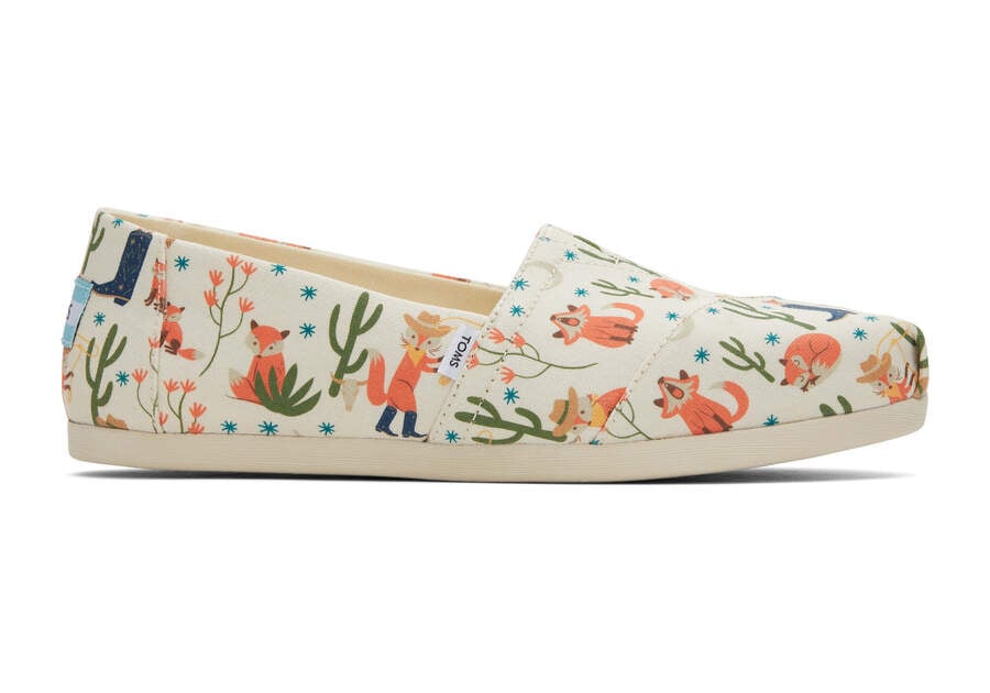 Toms Alpargata Foxes Beige Chile | CL042-964