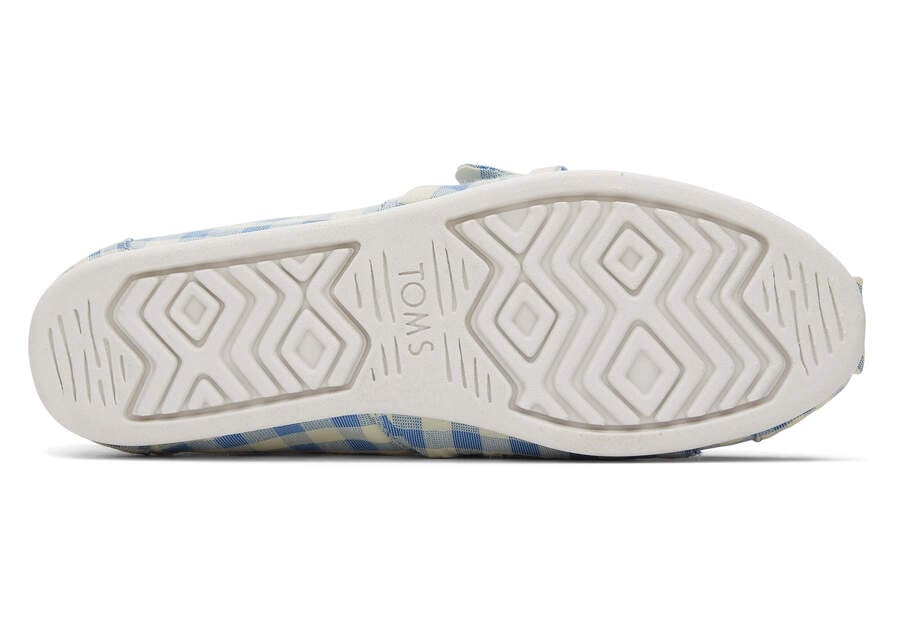 Toms Alpargata Gingham Azules Chile | CL322-252