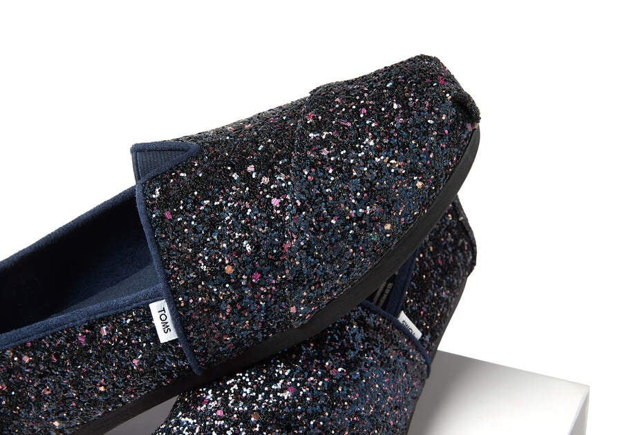 Toms Alpargata Glitter Azules Chile | CL860-078