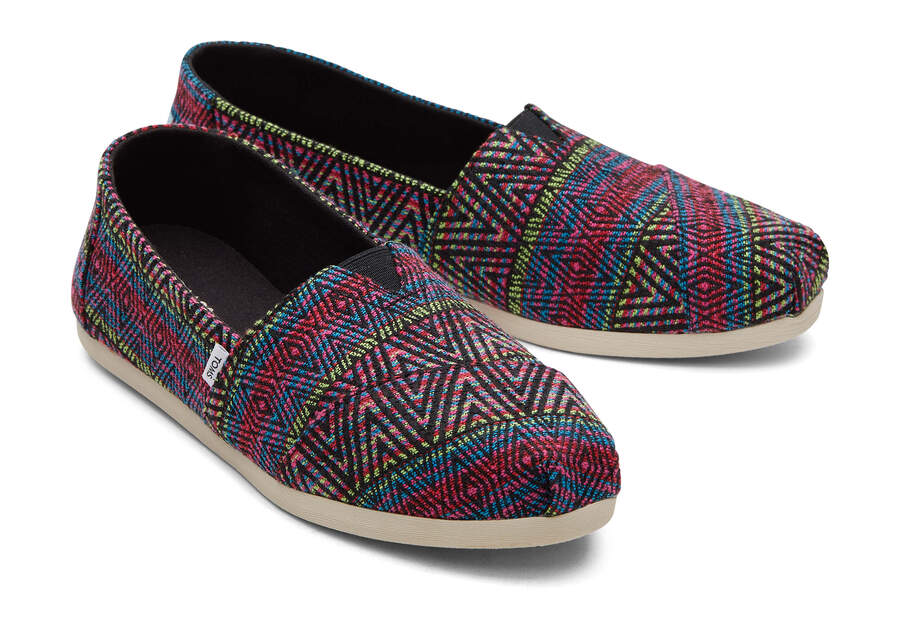 Toms Alpargata Global Woven Negras Chile | CL016-605