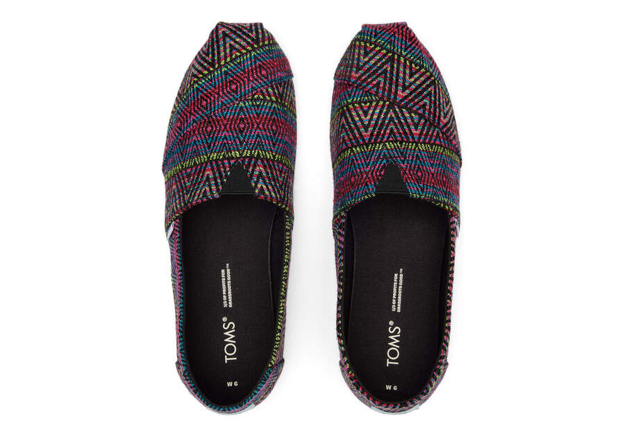 Toms Alpargata Global Woven Negras Chile | CL016-605