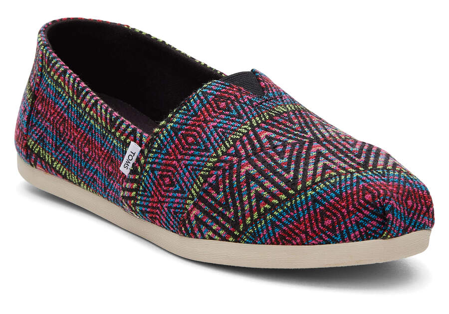 Toms Alpargata Global Woven Negras Chile | CL016-605