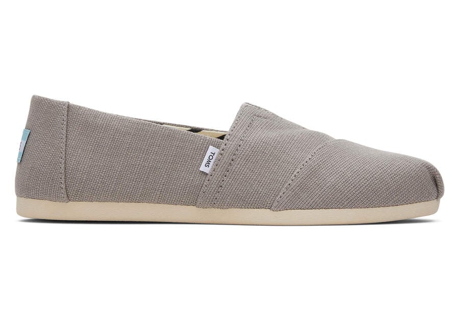 Toms Alpargata Heritage Lona Anchos Ancho Gris Chile | CL819-612