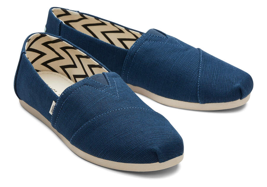 Toms Alpargata Heritage Lona Azules Chile | CL266-343