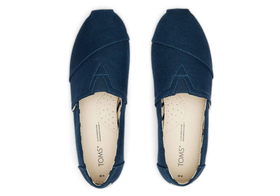 Toms Alpargata Heritage Lona Azules Chile | CL266-343