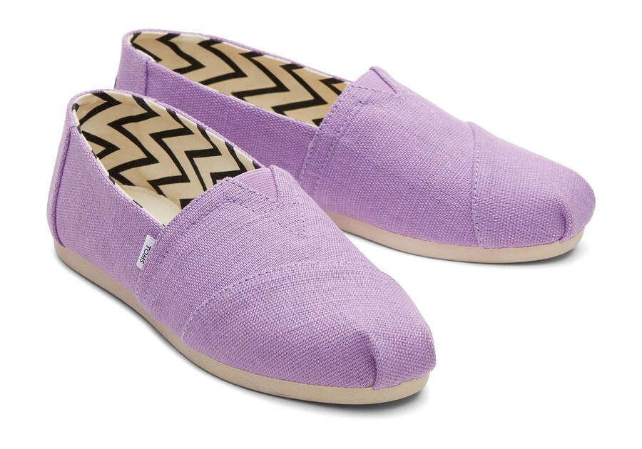 Toms Alpargata Heritage Lona Moradas Chile | CL810-455