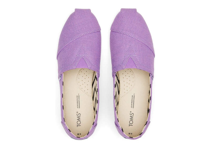 Toms Alpargata Heritage Lona Moradas Chile | CL810-455