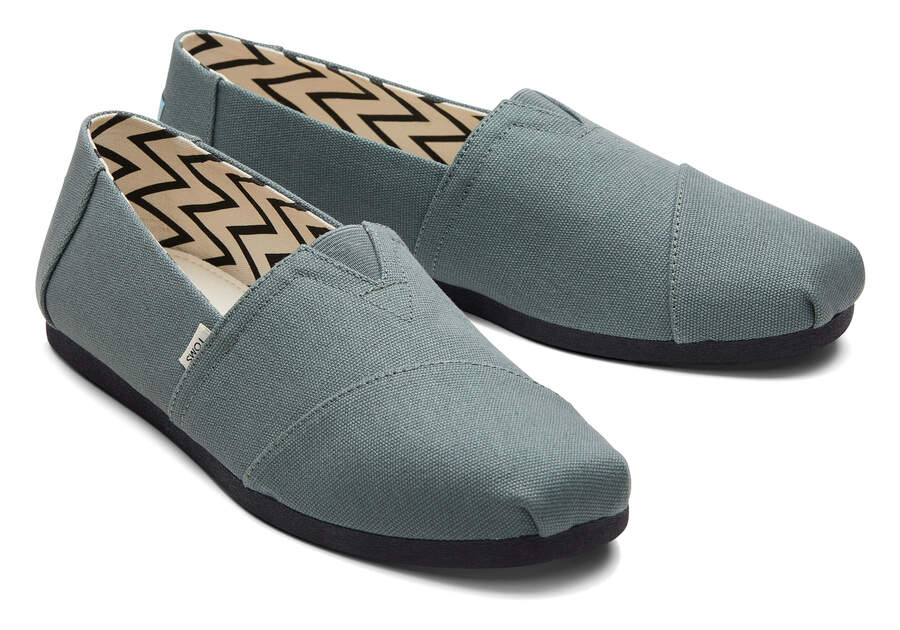 Toms Alpargata Heritage Lona Verde Chile | CL006-352