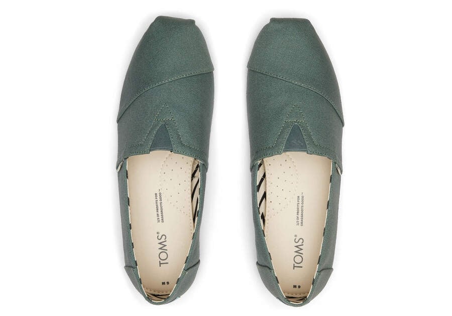 Toms Alpargata Heritage Lona Verde Chile | CL006-352