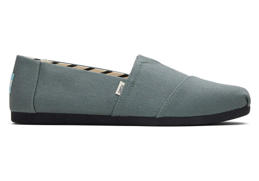 Toms Alpargata Heritage Lona Verde Chile | CL006-352