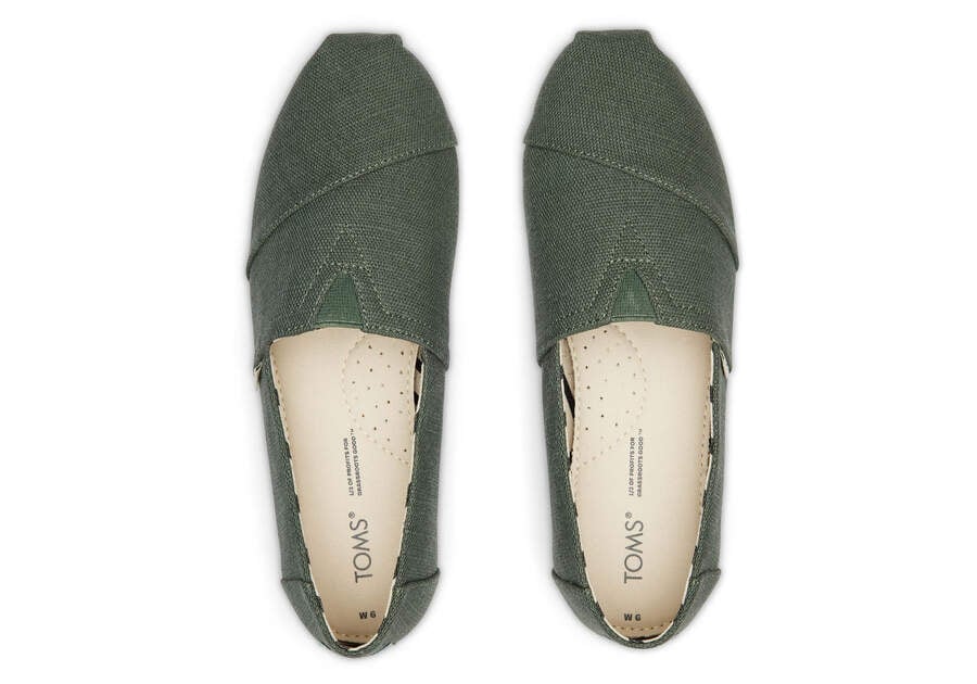 Toms Alpargata Heritage Lona Verde Chile | CL689-012