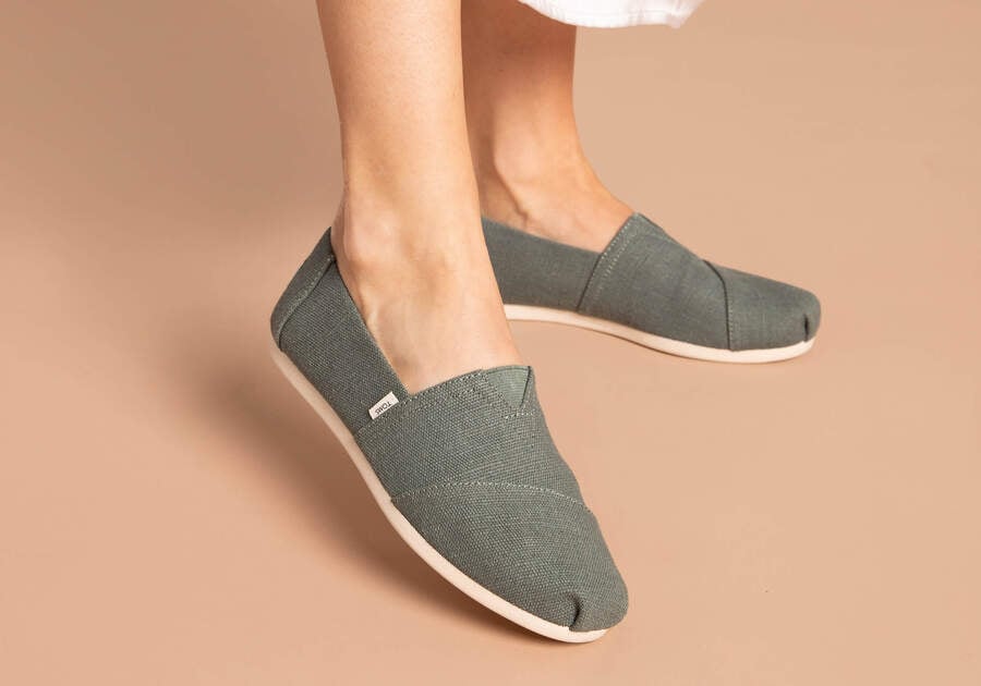 Toms Alpargata Heritage Lona Verde Chile | CL689-012