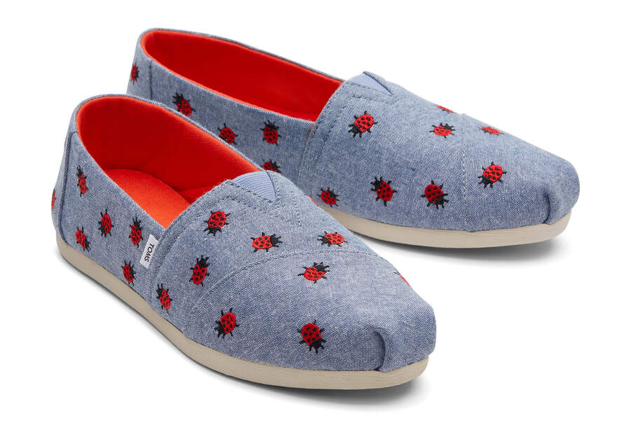 Toms Alpargata Ladybugs Azules Chile | CL354-408