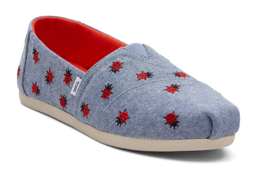 Toms Alpargata Ladybugs Azules Chile | CL354-408