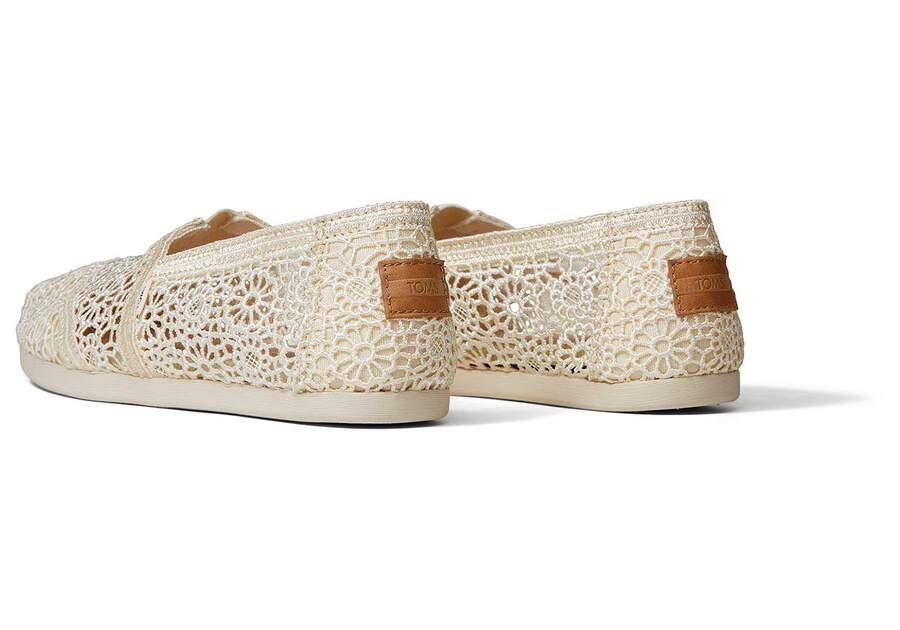 Toms Alpargata Moroccan Crochet Beige Chile | CL965-623