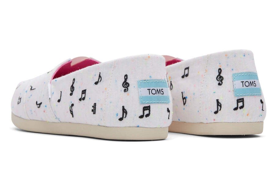 Toms Alpargata Music Notes Beige Chile | CL750-972