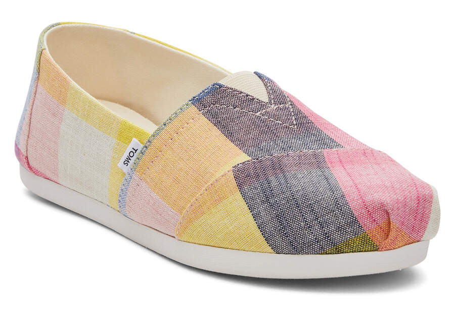 Toms Alpargata Picnic Plaid Multicolor Chile | CL703-396