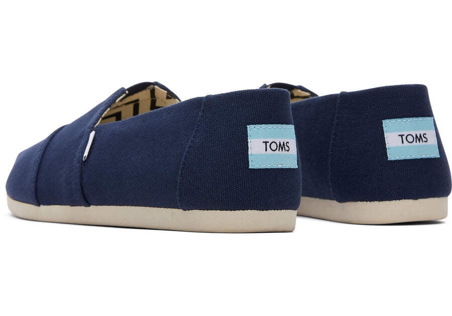 Toms Alpargata Recycled Algodon Lona Azul Marino Chile | CL747-668