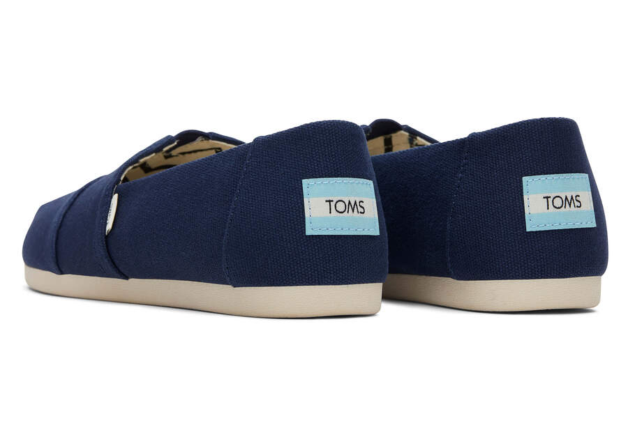 Toms Alpargata Recycled Algodon Lona Azul Marino Chile | CL973-246