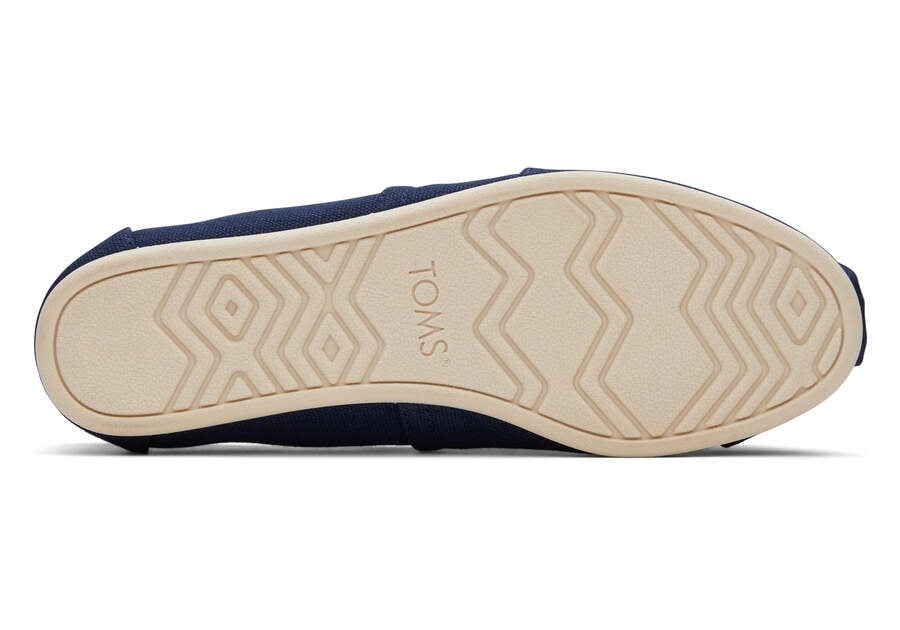 Toms Alpargata Recycled Algodon Lona Azul Marino Chile | CL973-246