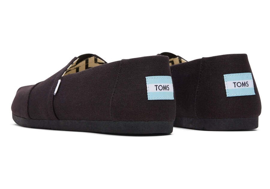 Toms Alpargata Recycled Algodon Lona Negras Chile | CL814-316