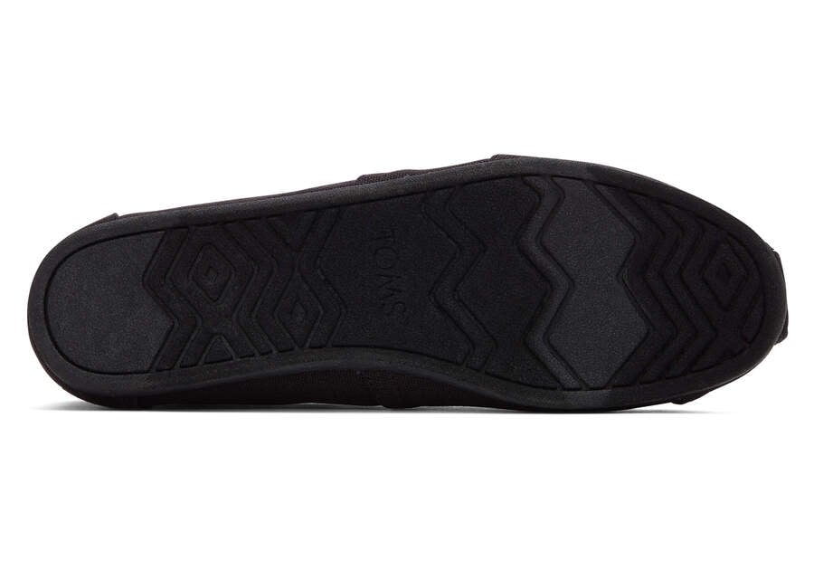 Toms Alpargata Recycled Algodon Lona Negras Chile | CL814-316