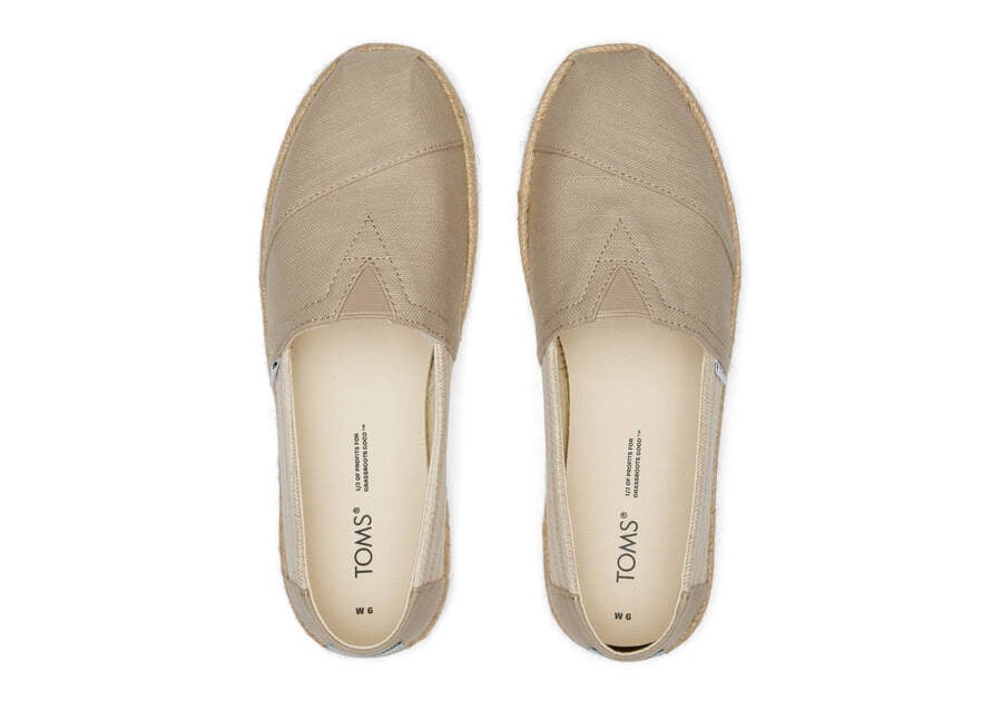 Toms Alpargata Recycled Algodon Rope Alpargata Marrones Chile | CL639-355