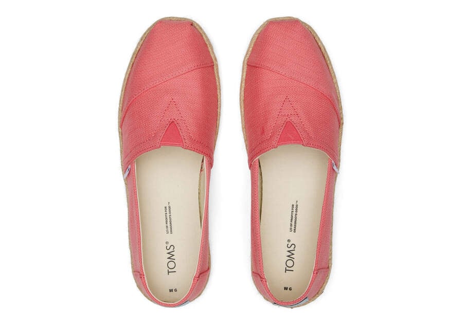 Toms Alpargata Rope Alpargata Coral Chile | CL759-643