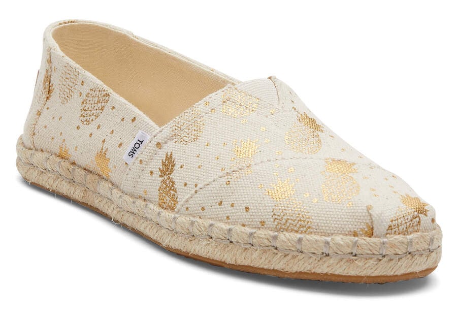 Toms Alpargata Rope Alpargata Doradas Chile | CL356-842