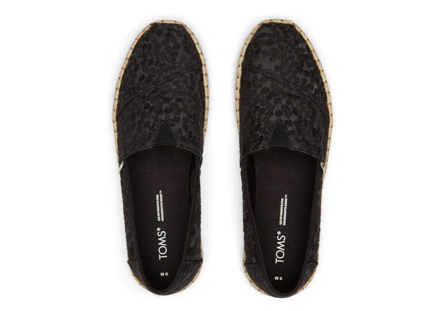 Toms Alpargata Rope Alpargata Negras Chile | CL948-712