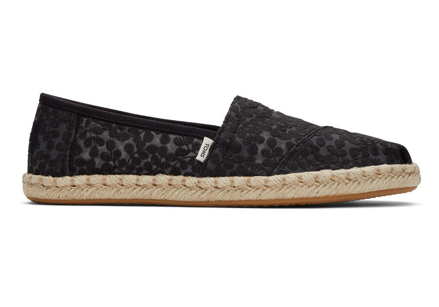 Toms Alpargata Rope Alpargata Negras Chile | CL948-712