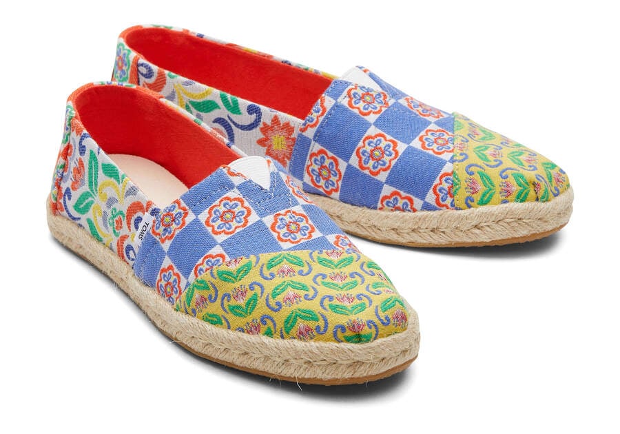 Toms Alpargata Rope Alpargata Rojas Azul Marino Chile | CL137-497