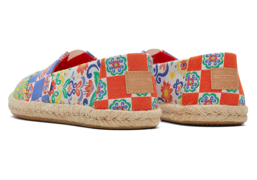 Toms Alpargata Rope Alpargata Rojas Azul Marino Chile | CL137-497