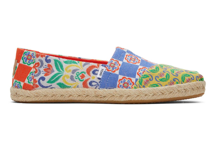 Toms Alpargata Rope Alpargata Rojas Azul Marino Chile | CL137-497