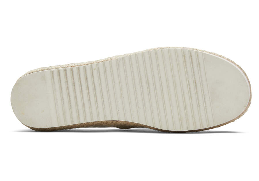 Toms Alpargata Rope Plataforma Beige Chile | CL686-982