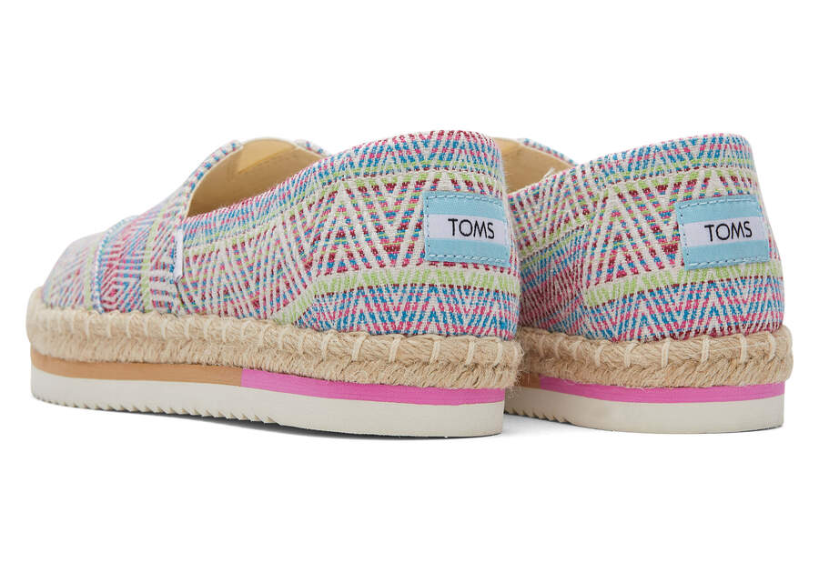 Toms Alpargata Rope Plataforma Beige Chile | CL924-032