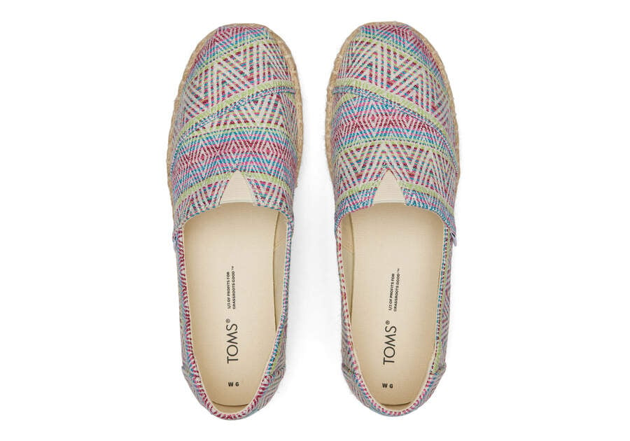 Toms Alpargata Rope Plataforma Beige Chile | CL924-032