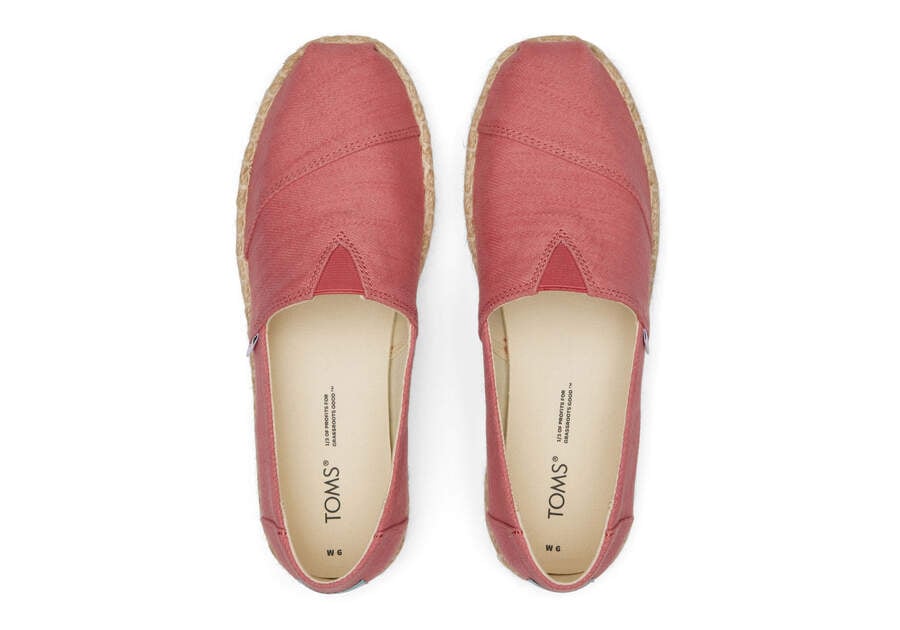 Toms Alpargata Rope Plataforma Rosas Chile | CL708-819