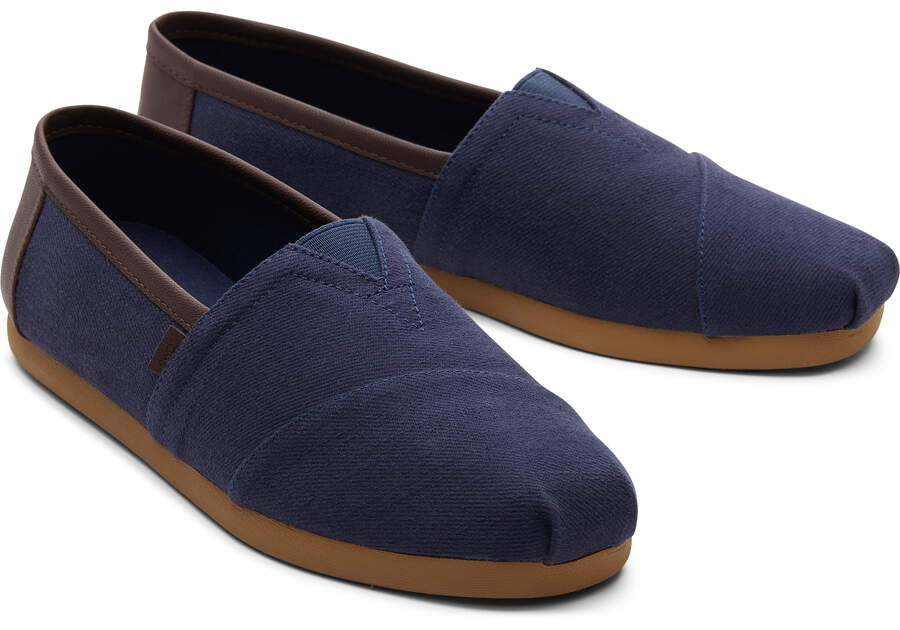 Toms Alpargata Sintetico Trim Azul Marino Chile | CL623-235