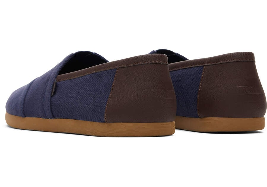 Toms Alpargata Sintetico Trim Azul Marino Chile | CL623-235