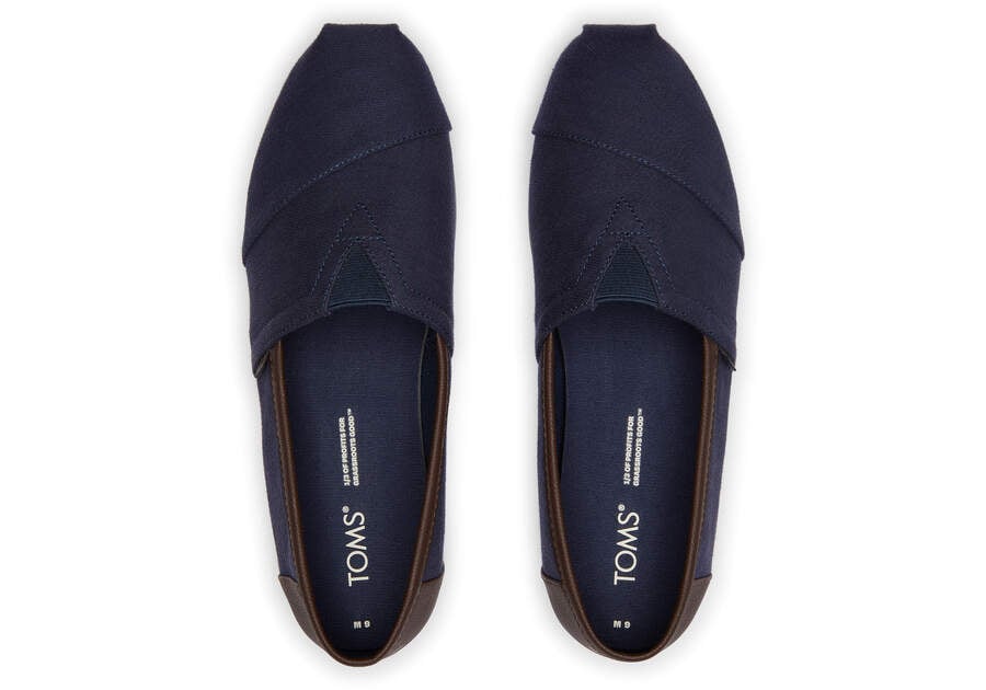 Toms Alpargata Sintetico Trim Azul Marino Chile | CL623-235